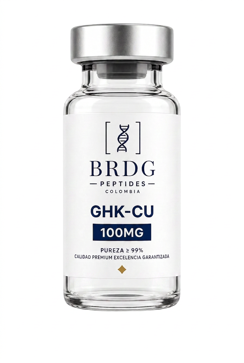 Frasco GHK-CU 100 mg — Bridge Peptides Colombia