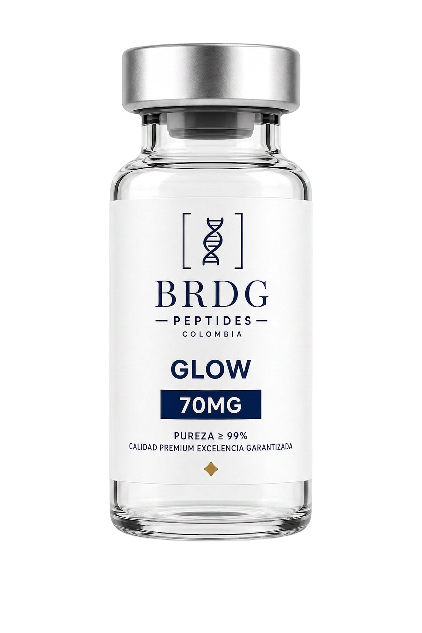 Frasco GLOW 70 mg — Bridge Peptides Colombia