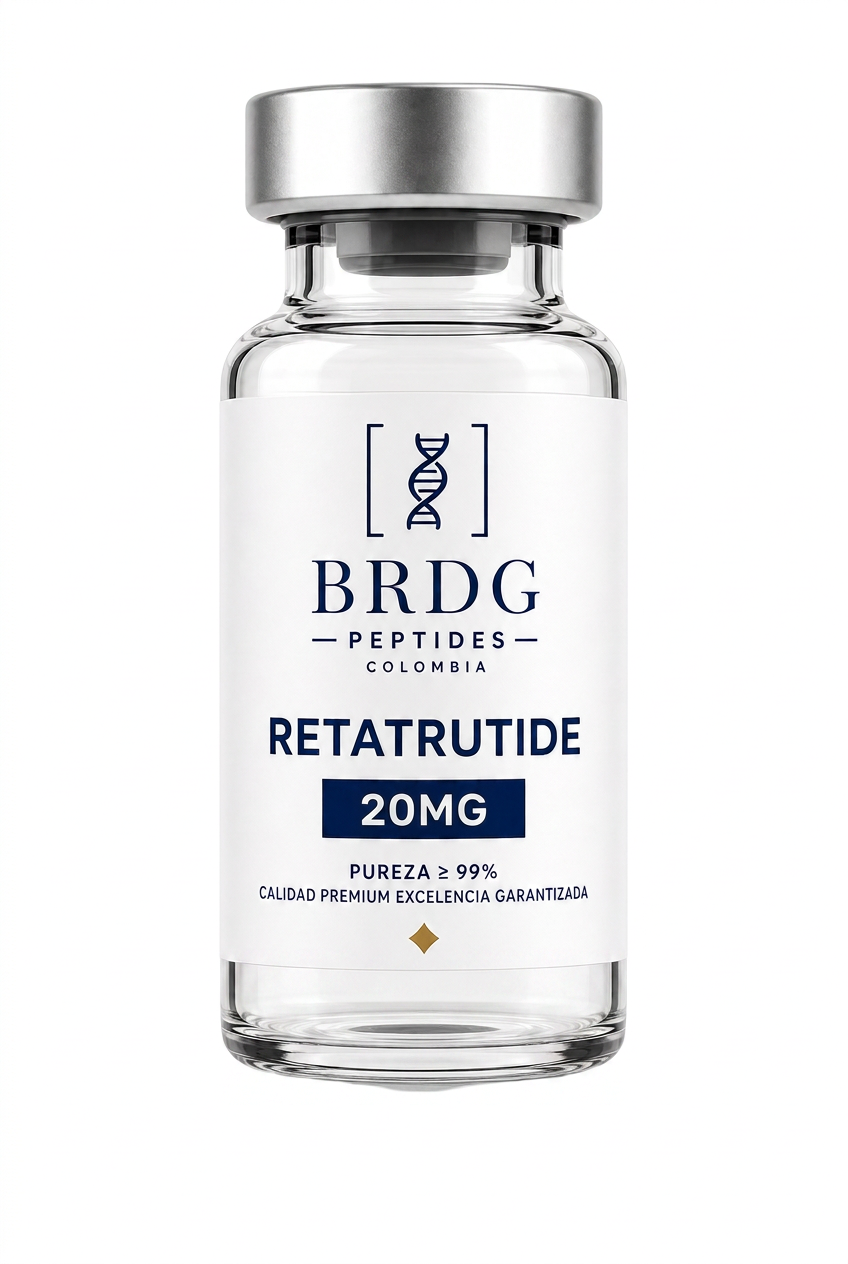 Frasco Retatrutide 20 mg — Bridge Peptides Colombia
