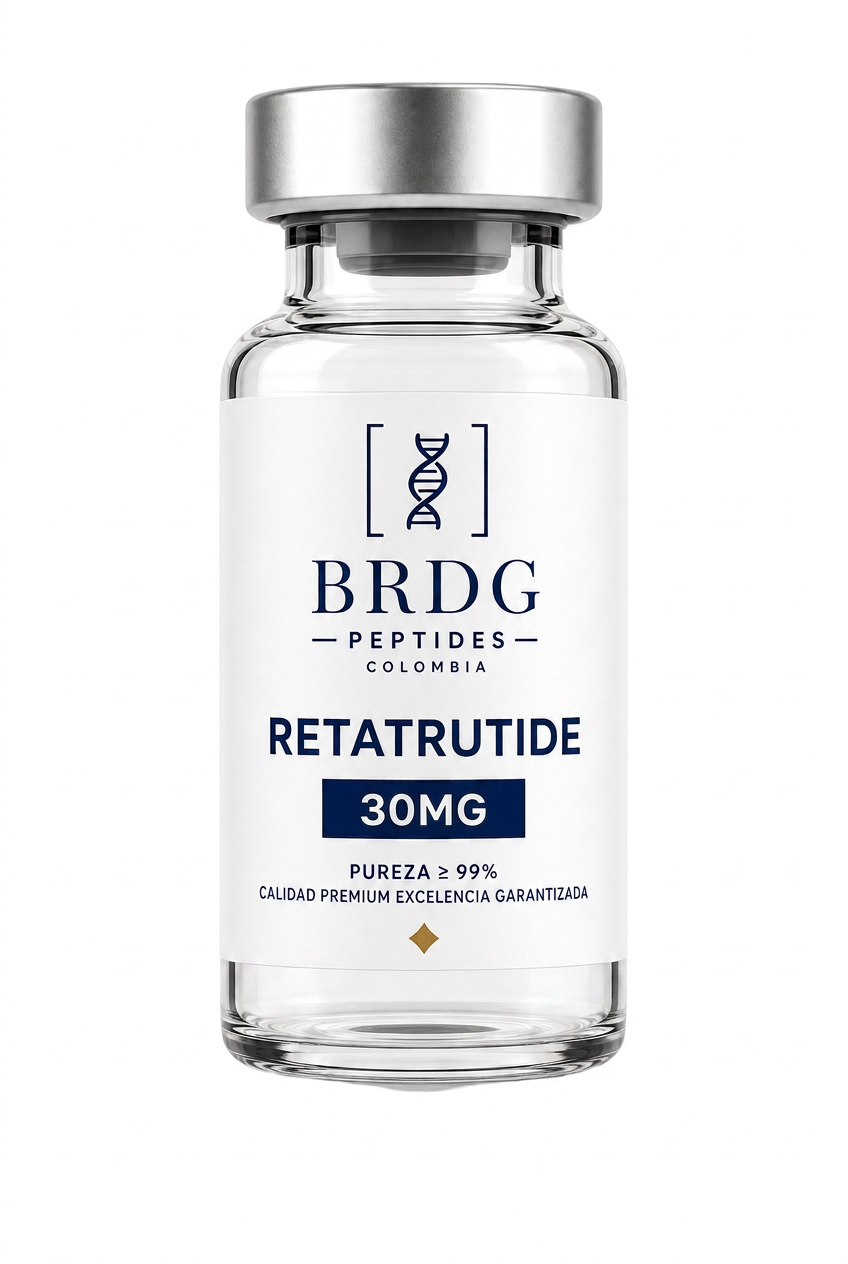 Frasco Retatrutide 30 mg — Bridge Peptides Colombia