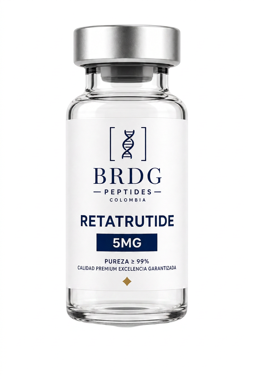 Frasco Retatrutide 5 mg — Bridge Peptides Colombia
