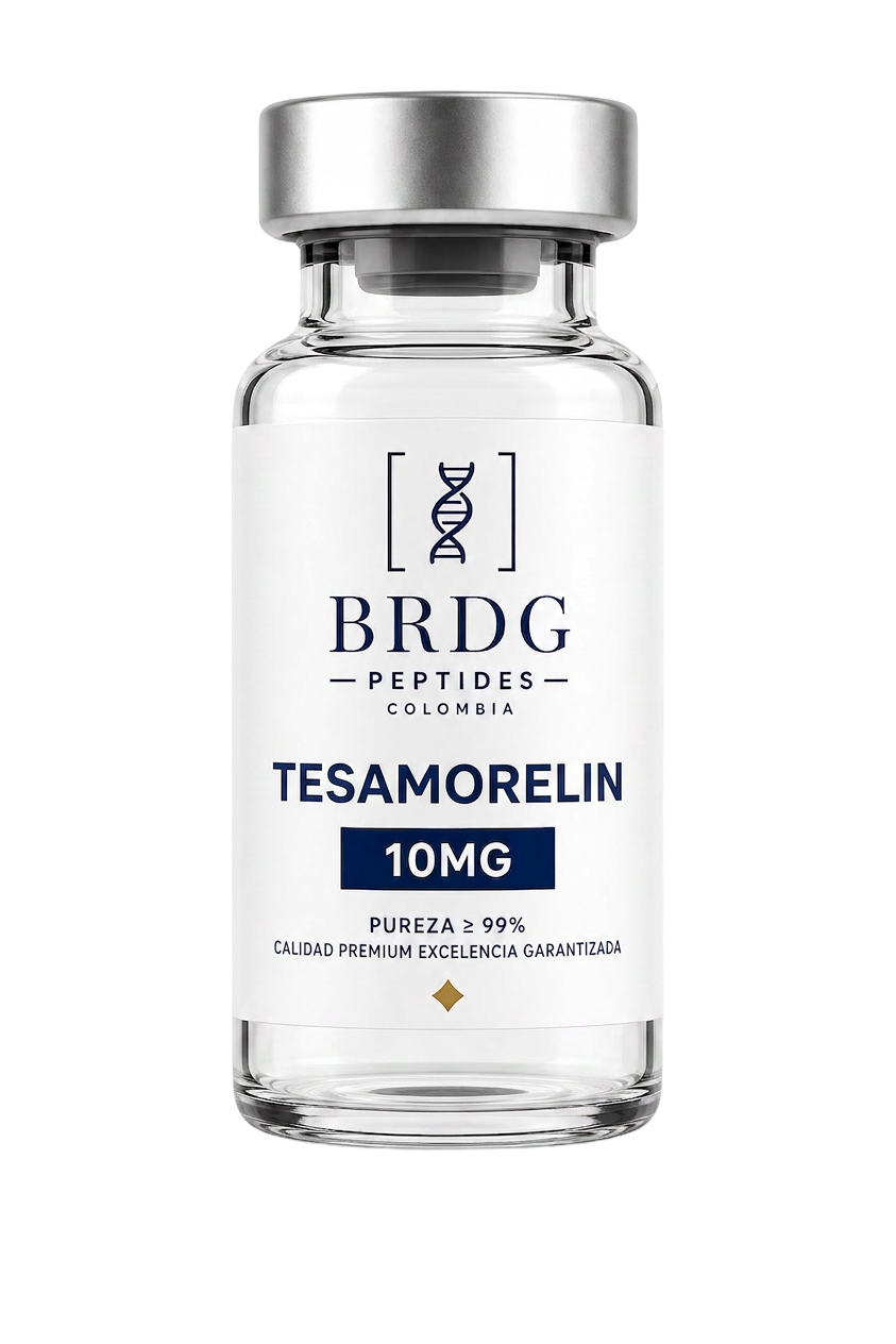 Frasco Tesamorelin 10 mg — Bridge Peptides Colombia
